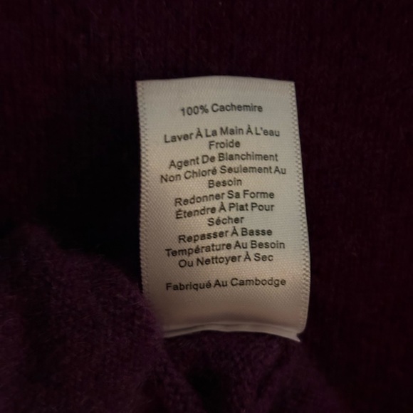 Women's Burgundy Turtleneck Sweater - Picture 6 of 7